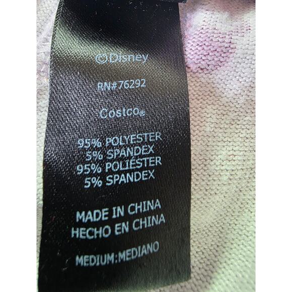 DISNEY Purple Heart Shape Full Length Warm Cozy Pajama Pants SZ M - Picture 7 of 8